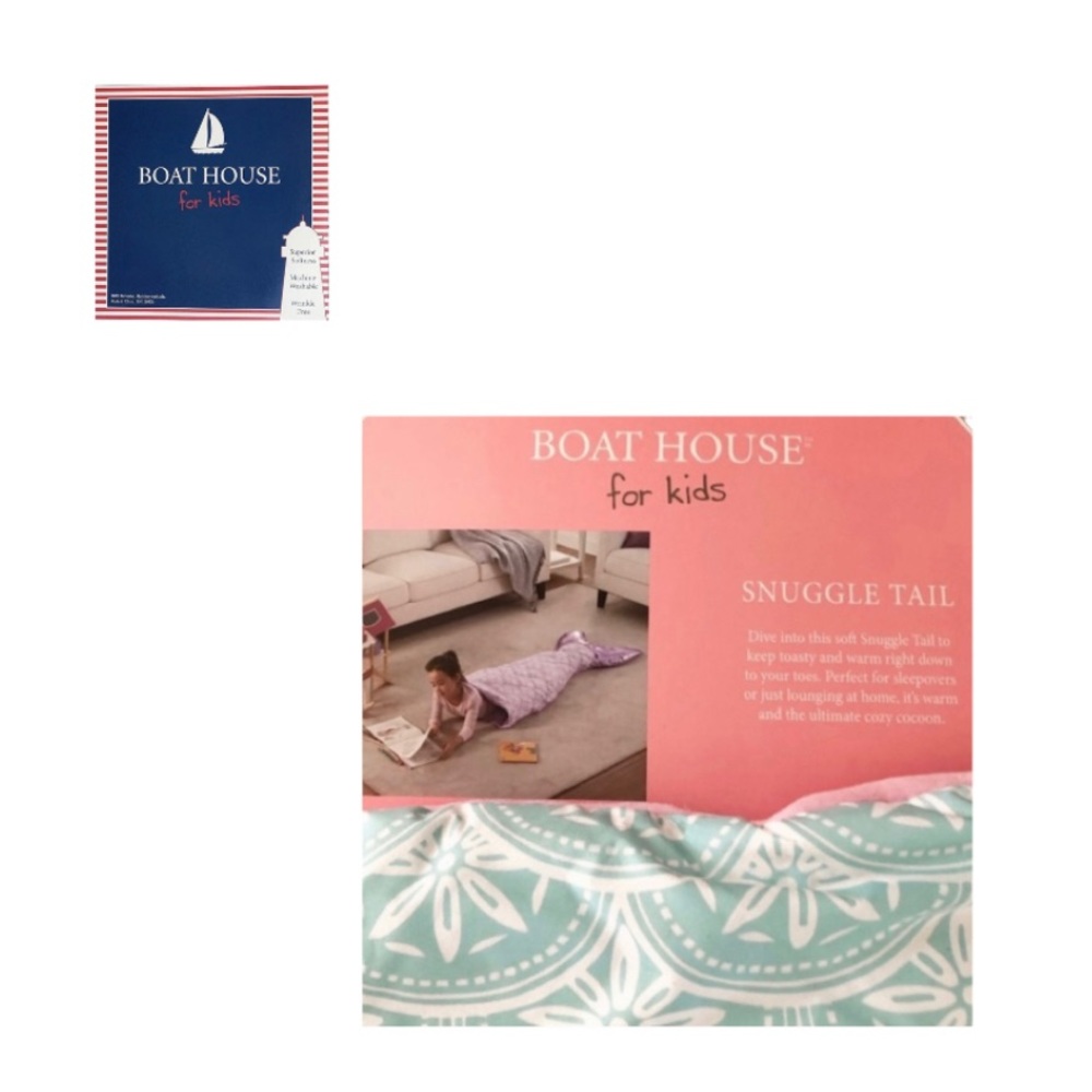 Boat House for Kids Snuggle Mermaid Tail